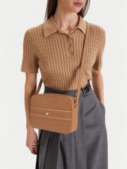 Beverly Hills Polo Club Torebka EO-BHPC-L-013-09 Brązowy. Brązowe listonoszki Beverly Hills Polo Club, bez wzorów, z materiału, bez dodatków. Za 249.99 zł.