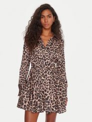 Guess Sukienka koktajlowa W5YK00 WF1T2 Kolorowy Regular Fit. Sukienki Guess, s, z aplikacjami, z syntetyku, wizytowe, bez kołnierzyka, bez ramiączek. Za 569.99 zł.