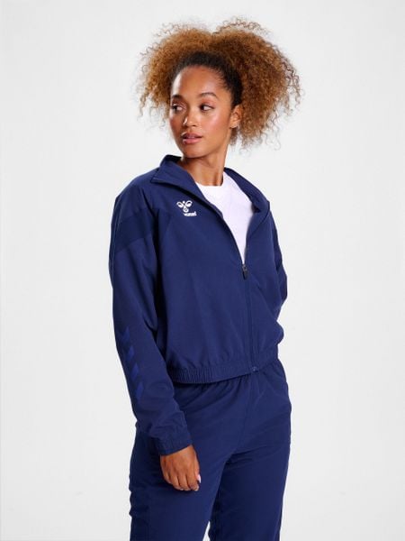 Damska bluza dresowa Hummel Travel. Niebieskie bluzy Hummel, xs, bez wzorów, z dresówki, bez kaptura. Za 143.00 zł.
