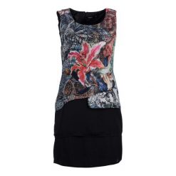 Desigual Sukienka Damska 40 Czarny. Sukienki Desigual. W wyprzedaży za 290.00 zł.