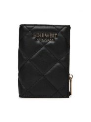 Nine West Portfel CEO-NW-W1-006-SS26 Czarny. Czarne portfele Nine West, bez wzorów, z materiału. Za 59.99 zł.