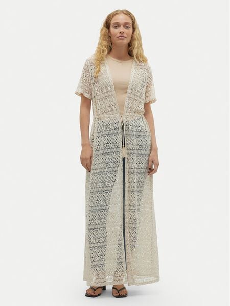 Vero Moda Kardigan Maya 10304466 Beżowy Regular Fit. Brązowe kardigany Vero Moda, s, bez wzorów, z syntetyku. Za 98.99 zł.