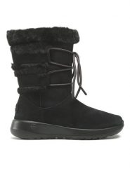 Skechers Buty Skechers On The Go Joy Cyclone Czarny. Czarne botki Skechers, bez wzorów, ze skóry, bez obcasa, na płaskiej podeszwie, bez zapięcia. Za 403.99 zł.