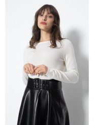 AUTHENTIC CASHMERE Kaszmirowy sweter "Criou" w kolorze białym rozmiar: S. Białe swetry AUTHENTIC CASHMERE, s, bez wzorów, z kaszmiru, bez ramiączek. Za 361.99 zł.