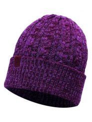 Buff Czapka w kolorze fioletowym rozmiar: onesize. Różowe czapki Buff, bez wzorów, z materiału. Za 97.45 zł.