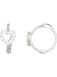 CARATELLI Złote kolczyki-kreole "Cagliari" z diamentami rozmiar: onesize. Szare kolczyki CARATELLI, z diamentem, złote. Za 1,304.99 zł.