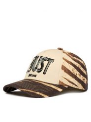 Just Cavalli Czapka z daszkiem 80RAZK80 ZG318 Beżowy ciemny. Brązowe czapki Just Cavalli, bez wzorów, z bawełny. Za 286.99 zł.