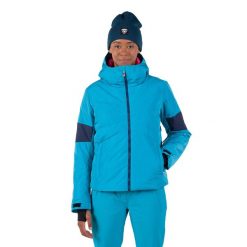 Kurtka narciarska damska Rossignol Wispile Puffy. Niebieskie kurtki narciarskie Rossignol, l, bez wzorów, bez kaptura, narciarskie. Za 1,059.00 zł.