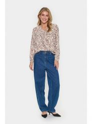 SAINT TROPEZ Bluzka w kolorze beżowym rozmiar: XL. Brązowe bluzki Saint Tropez, xl, bez wzorów, z wiskozy, bez kołnierzyka, bez ramiączek. Za 79.96 zł.