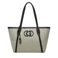 Torebka Guess. Brązowe shopper Guess, z aplikacjami, bez dodatków. Za 529.99 zł.