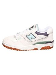 New Balance Skórzane sneakersy "550" w kolorze białym rozmiar: 40. Białe trampki New Balance, bez wzorów, z materiału, bez zapięcia. Za 408.49 zł.