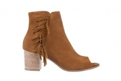 Botki Bayla-118 3113 Crosta Cuoio, Brąz, Skóra naturalna - 41. Brązowe botki Bayla, bez wzorów, z materiału, z otwartym noskiem, bez obcasa, bez zapięcia. W wyprzedaży za 89.10 zł.