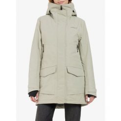 Płaszcz z membraną damski Didriksons Frida Parka 7. Białe parki Didriksons, na zimę, bez kaptura. Za 629.99 zł.