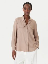 Marella Koszula Febe 2613111051 Beżowy Regular Fit. Brązowe koszule Marella, bez wzorów, z acetatu, bez kołnierzyka, bez ramiączek. Za 749.99 zł.