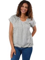 WITT WEIDEN Koszulka w kolorze szaro-białym rozmiar: 44. Szare bluzki WITT WEIDEN, bez wzorów, bez kołnierzyka, bez ramiączek. Za 56.99 zł.