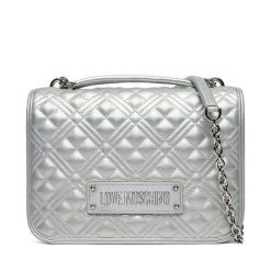 Torebka LOVE MOSCHINO. Szare torebki klasyczne Love Moschino, bez wzorów, bez dodatków. Za 579.99 zł.