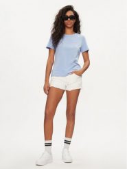 Tommy Jeans Szorty jeansowe DW0DW17643 Biały Regular Fit. Białe szorty Tommy Jeans, bez wzorów, z bawełny. Za 209.99 zł.