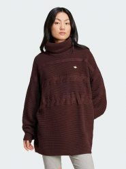 Adidas Golf "Originals Premium" w kolorze brązowym rozmiar: XXS. Brązowe golfy Adidas, xxs, bez wzorów, bez ramiączek. Za 296.71 zł.