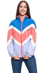 KURTKA WRANGLER RETRO SPORT SHELL TURKISH SEA W4138WD86 112128771. Niebieskie kurtki sportowe Wrangler, l, bez wzorów, bez kaptura. Za 149.99 zł.
