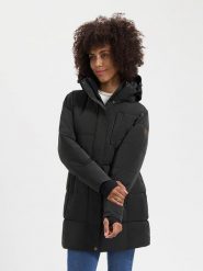 TRAVELIN' Parka "Rayna" w kolorze czarnym rozmiar: XL. Czarne parki Travelin', s, bez kaptura. Za 314.24 zł.