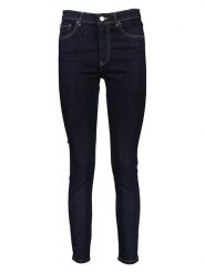 Benetton Dżinsy - Slim fit - w kolorze granatowym rozmiar: W25. Niebieskie jeansy Benetton, bez wzorów. Za 57.06 zł.