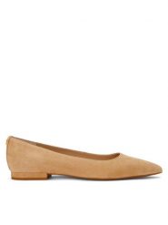 LAUREN RALPH LAUREN Baleriny 802871265007 Brązowy. Brązowe baleriny Lauren Ralph Lauren, bez wzorów, ze skóry, bez obcasa. Za 379.99 zł.