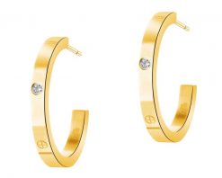 Kolczyki ze stali szlachetnej z cyrkoniami - koło. Kolczyki Elixa, z cyrkonią, ze stali. Za 179.00 zł.