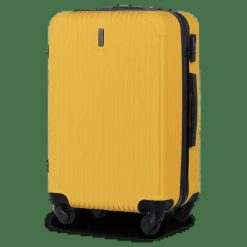 DUŻA WALIZKA WINGS EGRET 2.0 28" YELLOW. Czarne walizki Wings, bez wzorów, duże. Za 249.90 zł.