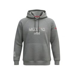 Bluza z kapturem Mizuno Fuji. Szare bluzy Mizuno, bez wzorów, z kapturem. Za 760.00 zł.