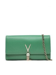 Valentino Torebka Divina VBS1R401G Zielony. Zielone torebki klasyczne Valentino, bez wzorów, ze skóry, bez dodatków. Za 349.99 zł.