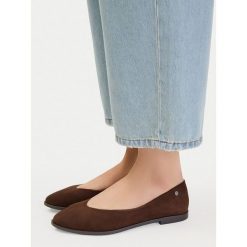 Baleriny Lasocki. Brązowe baleriny Lasocki, bez wzorów, bez obcasa. Za 169.99 zł.