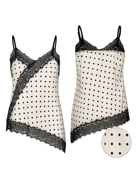 Sublevel Top w kolorze kremowo-czarnym rozmiar: XL. Brązowe topy Sublevel, xl, bez wzorów, z koronki, z asymetrycznym kołnierzem, bez ramiączek. Za 139.95 zł.