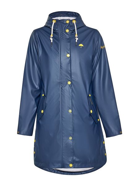 Schmuddelwedda Płaszcz przeciwdeszczowy w kolorze granatowym rozmiar: XL. Niebieskie kurtki sportowe Schmuddelwedda, xl, bez wzorów, bez kaptura. Za 275.40 zł.