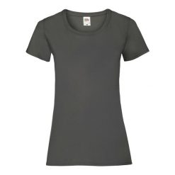 Koszulka Damska Valueweight. Zielone bluzki FRUIT OF THE LOOM, l, bez wzorów, sportowe, bez kołnierzyka, bez ramiączek. Za 30.99 zł.
