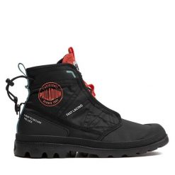 Trapery Palladium. Czarne trapery i śniegowce Palladium. Za 499.99 zł.
