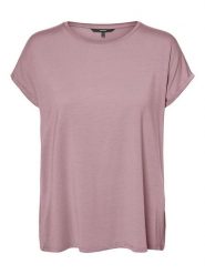 Vero Moda Koszulka "Vmava" w kolorze jasnoróżowym rozmiar: XL. Różowe bluzki Vero Moda, xl, bez wzorów, bez kołnierzyka, bez ramiączek. Za 57.20 zł.