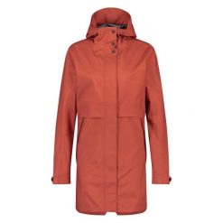 Parka Rain Jacket Women Cinnabar. Czerwone parki AGU, s, z materiału, z kapturem. Za 739.40 zł.