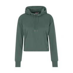 Bluza damska FILA Rheine Cropped Hoody. Zielone bluzy Fila, m, bez wzorów, bez kaptura. Za 149.99 zł.