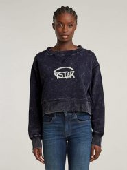 G-Star Bluza w kolorze granatowym rozmiar: S. Niebieskie bluzy G-Star, s, bez wzorów, z bawełny, bez kaptura. Za 184.46 zł.