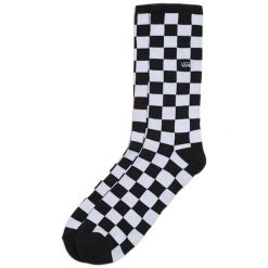 Skarpetki Vans Checkboard Crew czarno-białe VA3H3OUHU. Białe skarpety Vans, bez wzorów. Za 84.60 zł.