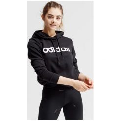 Adidas Bluza W E Lin Oh Hd , czarny, rozmiar S. Czarne bluzy Adidas, s, bez wzorów, z bawełny, z kapturem. Za 179.99 zł.