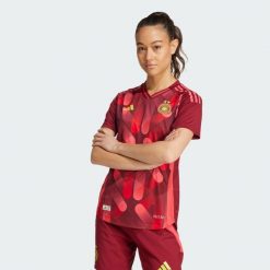 Koszulka Germany 25 (Women's Team) Away Authentic. Brązowe koszulki sportowe Adidas, bez wzorów, z materiału, bez ramiączek, do piłki nożnej. Za 699.00 zł.