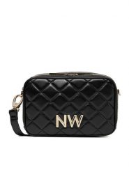 Nine West Torebka CEO-Greenwich-Glam-LX7669 Czarny. Czarne listonoszki Nine West, bez wzorów, z materiału, bez dodatków. Za 279.99 zł.