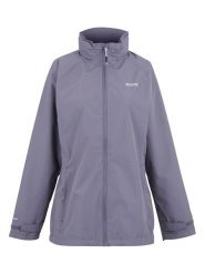 Regatta Kurtka przeciwdeszczowa "Daysha" w kolorze fioletowym rozmiar: 46. Różowe kurtki sportowe Regatta, bez wzorów, bez kaptura, outdoorowe. Za 140.53 zł.