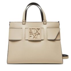 Torebka Armani Exchange. Brązowe torebki klasyczne Armani Exchange, bez wzorów, bez dodatków. Za 529.99 zł.