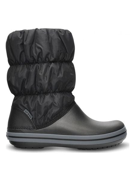 Crocs Kozaki zimowe w kolorze czarnym rozmiar: 36/37. Czarne kozaki Crocs, na zimę, bez obcasa, bez zapięcia. Za 199.95 zł.
