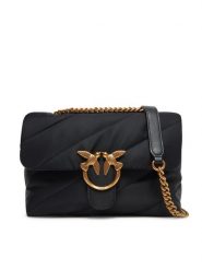 PINKO Torebka Love Puff Classic Cl PE 25 PLTT 100038 A05F Czarny. Czarne torebki klasyczne Pinko, bez wzorów, ze skóry, bez dodatków. Za 979.99 zł.