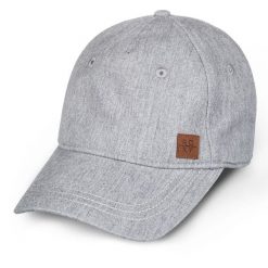 Czapka z daszkiem Roxy. Szare czapki Roxy, bez wzorów. Za 99.99 zł.