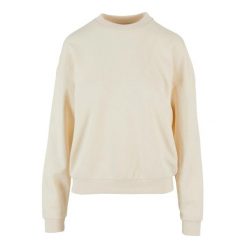 Bluza Damska Frotte Z Okrągłym Dekoltem Oversize. Fioletowe bluzy Urban Classics, m, bez wzorów, bez kaptura. Za 115.99 zł.