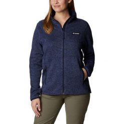 Damska bluza polarowa Columbia Weather z pełnym zamkiem błyskawicznym. Niebieskie bluzy Columbia, xl, bez wzorów, z polaru, bez kaptura. Za 439.00 zł.